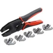 Quickcar 50-395 Ratcheting Terminal Crimper with Dies