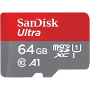 SanDisk Ultra 64 GB Class 10/UHS-I (U1) microSDXC - 1