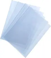 uxcell 100Pcs 12x10 Inch Shrink Wrap Bags, Blue Clear PVC Heat Shrink Wrap for Gift Basket,Bath Soaps,Candles and Homemade DIY Projects
