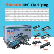 SUNSUN 7W-72W UV Clarifying Light Pond Clarifier Aquarium UV Sterilizer