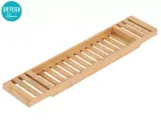 Ortega Home Bamboo Bath Caddy / Tray / Organiser - Natural