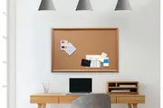 VC Oak Finish Frame Cork Pinboard