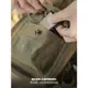 馬登工裝美式復古M209戰術斜挎包男戶外帆布單肩手提磁扣方形腰包