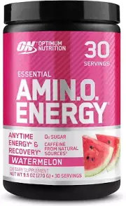 Optimum Nutrition Amino Energy - Pre Workout with Green Tea, BCAA, 30 Servings