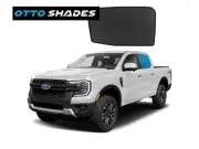 Sun Shade Magnetic Car Sun Blind Mesh Rear Port Window for Ford Ranger 22-25 (for: Ford)