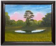 FLORIDA HIGHWAYMEN AL BLACK O/B PAINTING WITH COA