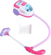 Vaguelly 1pc Electric Simulation Children's Vacuum Cleaner Light-up Vacuum Cleaner Toys Pretend Play Toy Kit Cleaning Toy Handheld Duster Toy Educational Toys Set Puzzle White Abs