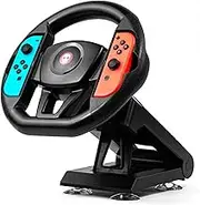 Numskull Nintendo Switch Joy-Con Steering Wheel Table Attachment, Switch Racing Wheel Accessory,Black