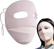 [Rproonay] Sun Protection Masque, Panda-Style Face Cover for Outdoor Use, Adjustable Comfort Fit, Shield's from Wind and Sand, Physical Sunscreen for Camping, Riding, Hiking