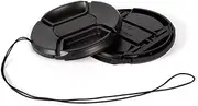 52mm Lens Cover Cap Compatible for Nikon D5200 D5300 D3300 kit NIKKOR AF-S 18-55mm Lens (2 Pack)