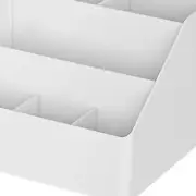 (Snow Mountain White) Drawer-Type Multi-Grid Storage Box Desktop Dressing