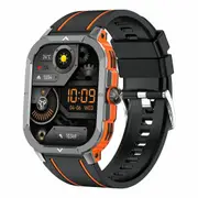 2.06 Inch Bt5.3 Ip68 Sport Smart Watch Bluetooth Call / Message / Health Orange Smart Watches