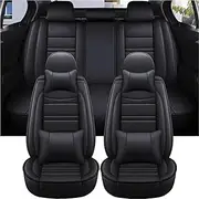 Interior Accessories Car Accessories Interior Front and Rear Seat Covers Protective Covers Waterproof Seat Covers for Lexus IS250(Style 5-9pcs)