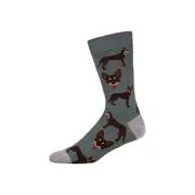 Bamboozld Mens Kelpie Bamboo Sock Khaki