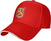 [Generic] Finland Hat Coat of arms of Finland Emblem Baseball Cap for Finns Decoration Trucker Hat