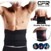 Lower Back Support Waist Brace Lumbar Belt Double Pull Compression Pain Relief