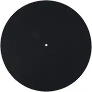 Vinyls White Felt Turntable Slipmat Dj Soft Sliding Pad DJ Vinyl Record Player Disc Turntable Felt mat Anti Static Record Players Pad Black