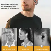 Wireless BT 5.4 Earbud Open Ear Air Conduction Headphone Noise Reduction Wir US