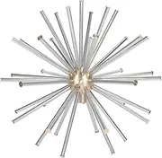DN40 Dandelion Type Fountain Nozzle, Brass Stainless Steel Innovative Crystal Ball Fountain Sprinkler s with 41Pcs Branch Pipe for Home Courtyard Garden Parks