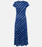 [Polo Ralph Lauren] Polo Ralph Lauren Linen maxi dress AU 6 blue