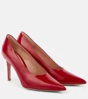 [Gianvito Rossi] Gianvito Rossi Robbie 85 patent leather pumps AU 11 red