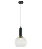 Vintaj Wine Glass Shape Pendant Light Clear