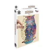 130pc Puzzle Master Series-1 Wooden Jigsaw Puzzle w/ Stand Set Kids 8y+ Owl