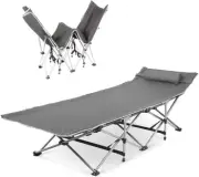 Portable Folding Camping Bed Single Mattress Stretcher Light Weight Double Foam