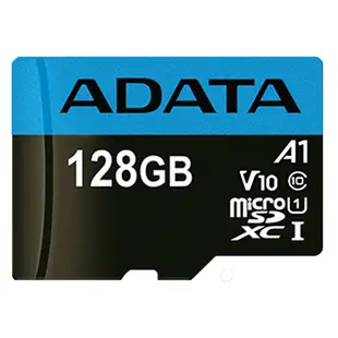 【ADATA威剛】128G Premier MicroSD UHS-I U1 記憶卡 R100M W25M