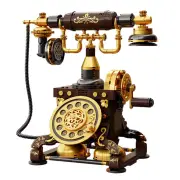 Retro Telephone Model Building Kit 766pcs
