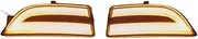 Turn Signal Lights 2pcs for Ford for Everest for Ranger T6 2012-2021 LED Dynamic Turn Signal Blinker Sequential Side Mirror Indicator Light Turn Signal Lights