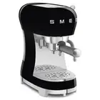 NEW Smeg 50's Style Espresso Coffee Machine Black - ECF02BLAU