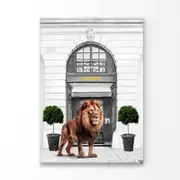 Lion Fashion Store Print 100% Australian Made 100 x 150cm (Acrylic)