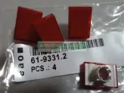 Qty: 4 New For eao push button switch 61-9331.2 red light cover
