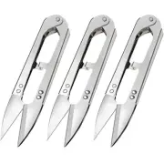 3Pcs Sewing Scissors Clippers, Multipurpose Quick-clip Yarn Thread Cutter, Po...