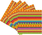 Falafoty 20PCS Mexican Fiesta Napkin, Multicolored, Paper, 2-Ply, Disposable, Cinco De Mayo Party Supplies, Taco Night, Birthday, Outdoor Picnics