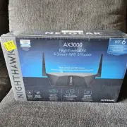 NEW NETGEAR Nighthawk AX2400 Wi-Fi 6 Router 4K UHD Dual-Band NIB Sealed Box