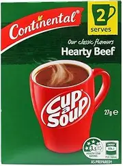 [Continental] Hearty Beef Cup A Soup 27 g (Pack of 2)