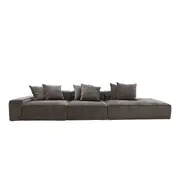 [James Lane] Riley Muse Mink Modular Sofa - 1x Arm, 2x Armless, 1x Right Terminal