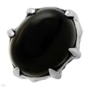 Men's Hand Claw Ring W/Simulated gem made in 925 Sterling Silver Size 9 & 10