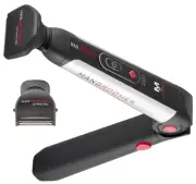 MANGROOMER - ULTIMATE PRO Back Shaver with 2 Shock Absorber Flex Heads Power ...
