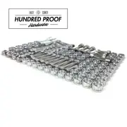 HUNDRED PROOF HARDWARE K20a K24 K Series Engine Bolt Kit Honda Acura [Silver] (for: Honda)