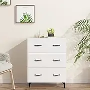 Sideboard White 69.5x34x90 cm Engineered Wood Dining Storage
