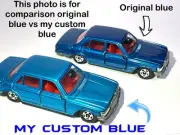 TOMICA MERCEDES 450 SEL - pocket cars - CUSTOM ONLY 1 In World This Color!!