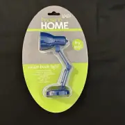 House to Home Mini Blue Smart Book Reading Light Adjustable Neck Lamp Clippable