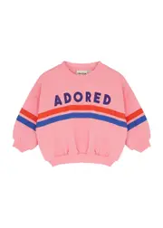 Mini Rodini Kids Adored Printed Cotton Sweatshirt - Pink - 80/86 (12 Months) 80/86 (12 months)
