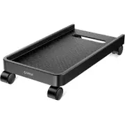 [CPB2-BK-BP] CPB2 Computer Platform Trolley, Carbon Fiber Surface, Caster wheels