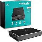 Vantec NexStar Gx USB 3.1 Gen 2 Type-C 2.5” SATA SSD/HDD Enclosure for 9.5mm & 7mm Height Drive; Comes with C to C and C to A Cable; Aluminum Casing; (NST-271C31-BK),Black