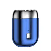 Mini Electric Razor for Men Pocket Size Mini Portable Shaver Wet and Dry Mens Razor USB Rechargeable Shaver Charging Easy One-Button Use Suitable f...