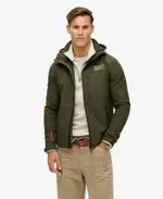 Hooded Soft Shell Trekker Jacket | Army Khaki